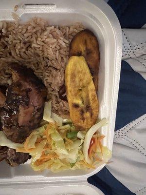 Jerk chicken meal