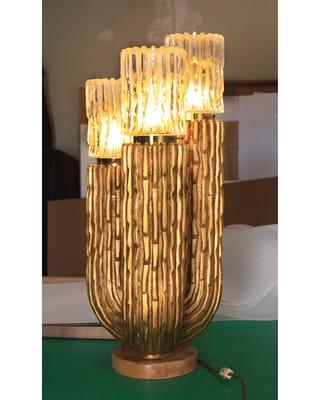 Sergio Fuggiti Studio   Saguaro Lamp made in Nogales, AZ