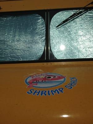 Front of the shrimp truck