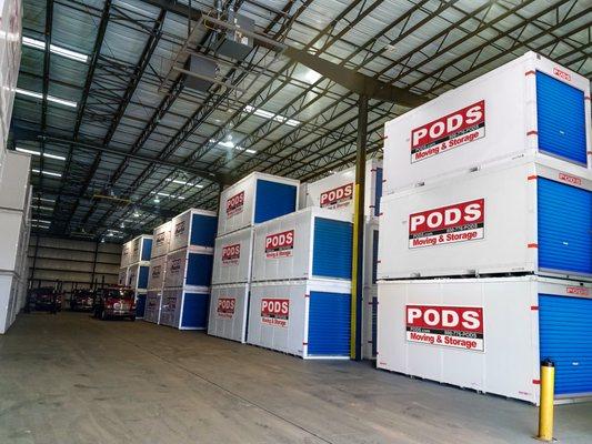 Need to free up your driveway? We’ll store your container at a secure PODS Storage Center until you’re ready for us to deliver it