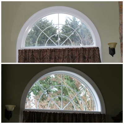 Fogged Glass Before and After