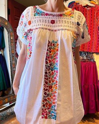 I couldn't resist this beautiful dress from Oaxaca.