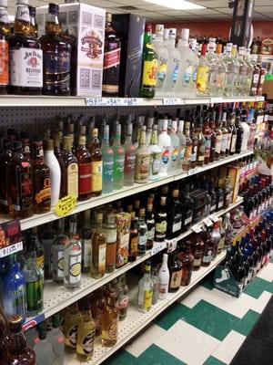 Great sales on Rums and Whiskeys.