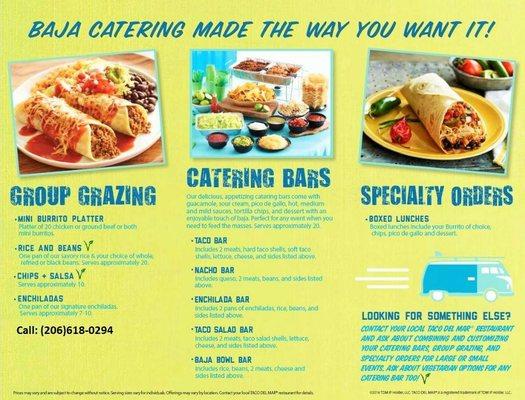 Catering Menu