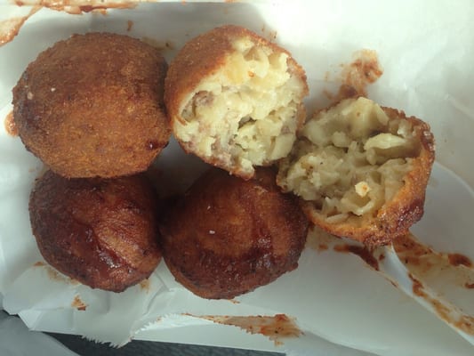 Mac & cheese balls - $4