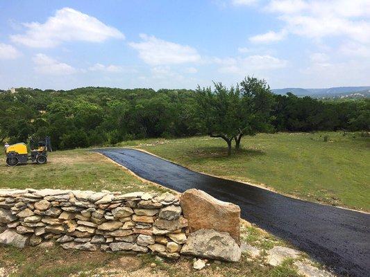 Our new driveway in progress!