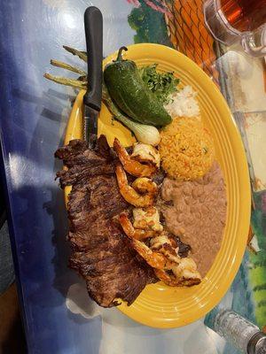 Carne asada plate