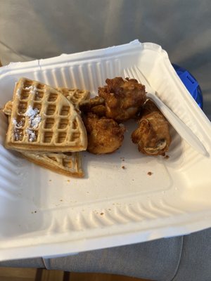 Chicken and Waffles Breakfast