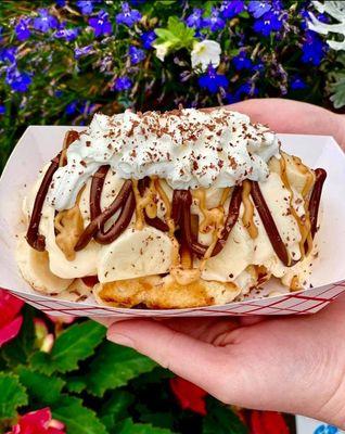 PB&Nutella Waffle Sundae