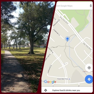 This area of trail passed overpass near houses, has multiple other trails linked to it. It is very long.