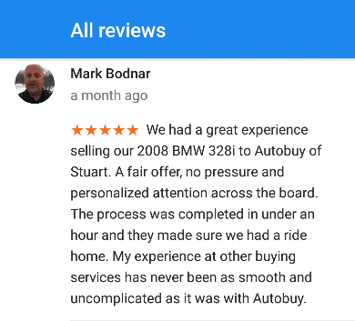 5 Star Autobuy Customer Review