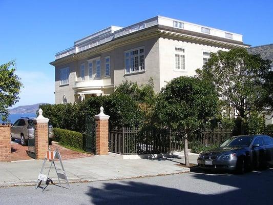 San Francisco Tour - Catherine Tramell's house. "Basic Instinct" location.