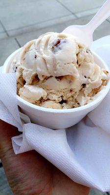 Butter pecan ice cream.