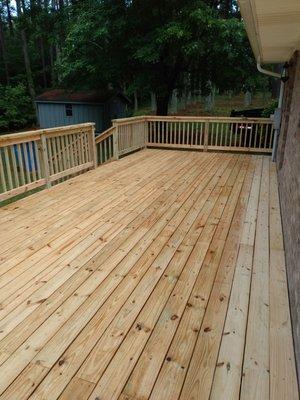 Finished deck