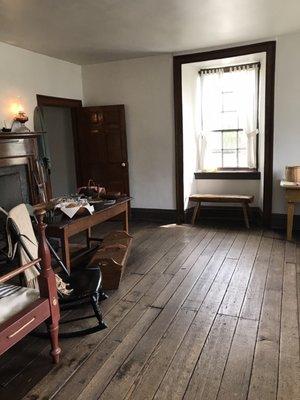 Kitchen of jail house(the jailer we are told was a very kind man with a wife and seven small children all living in the jail).