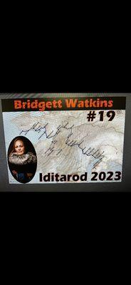 Iditarod musher Bridgett Watkins Banner.