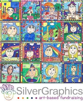 Add a tile wall to you fundraiser and create a beautiful mural for your school or organization.