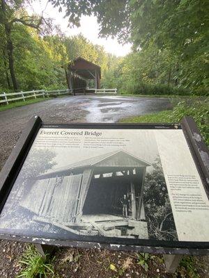 Very cool history of the covered bridge