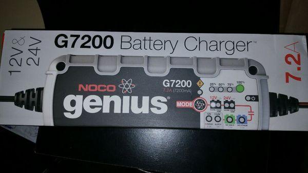 Battery charger 
7.2 Amps