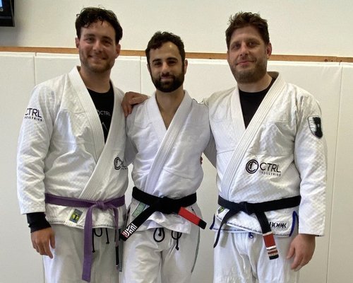 Congrats to Stephan on earning his black belt at our Grand Opening back in July 2021!