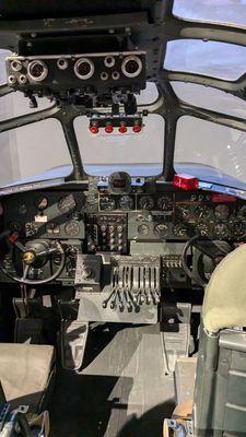 B-24 cockpit.