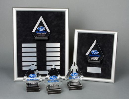 Subaru Custom NameDropper Recognition Plaque Program