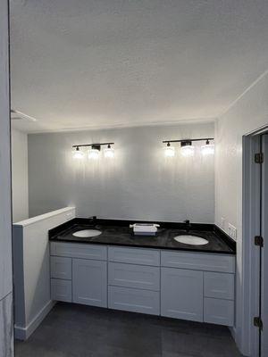 New bathroom vanity lights