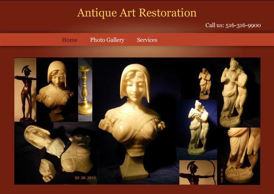 Antique Paintings Sculpture Ceramic and All Materials Restorations