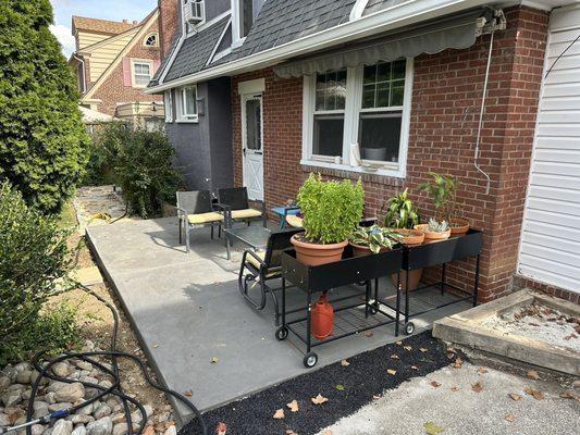 New patio by Rocklynn construction