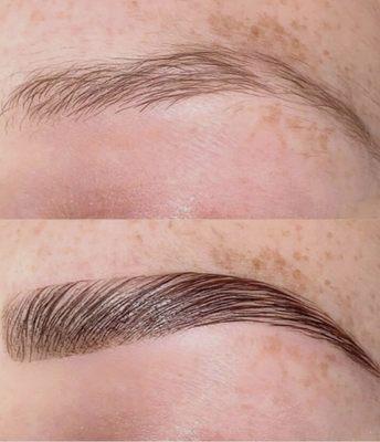 Brow lamination & tint