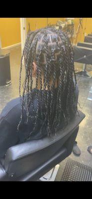 Double strand twist.