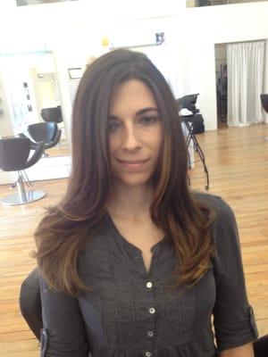 ombre and cut