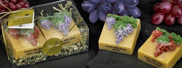 Goat's Milk Soaps - Wine Harvest Gift Pack (Set of 2)