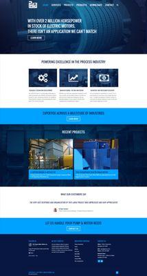 Tulsa Web Design for The Pump & Motor Works