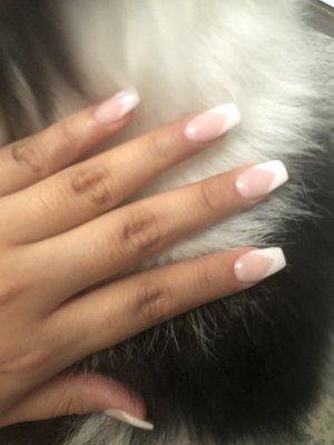 This is Sns powder French plus tips