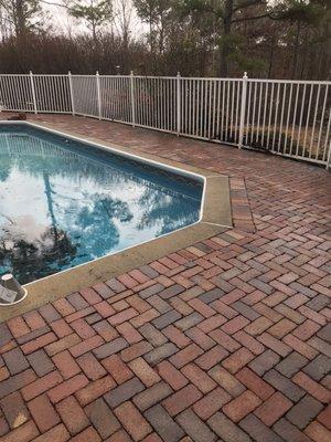 Paver Pool Deck