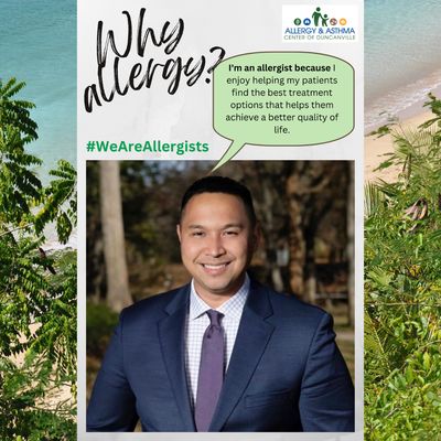 Why I'm an Allergist campaign

#TimeForAnAllergist
#allergist
#AsthmaAwareness