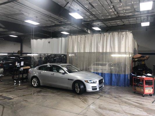 Aluminum Repair Work Bays