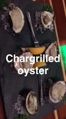 Chargrilled oysters