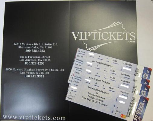 Los Angeles Dodgers Tickets - "If a picture is worth a thousand words... then a ticket is worth a million memories"