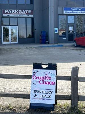 Creative chaos gifts Eagle River inside the ParkGate Building on the old Glenn Hwy.