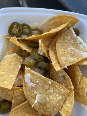 Nachos without cheese!