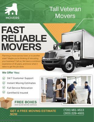 Tall Veteran Movers