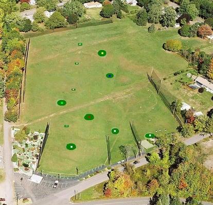 Picture of Driving Range from above.