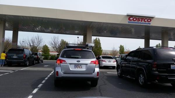 People getting gas