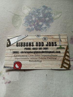 Gibbons Odd Jobs