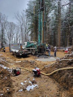 Municipal Water Well Construction Site.