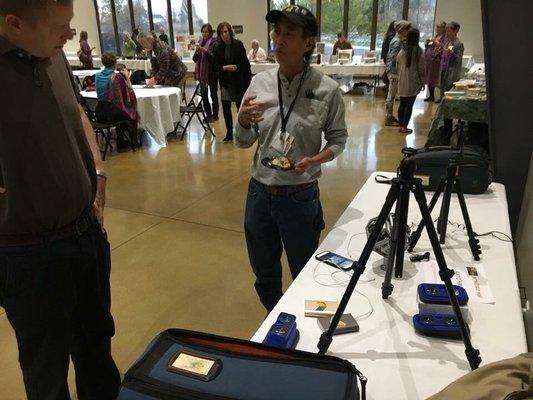 Talking virtual reality at the Wyoming Arts Summit.