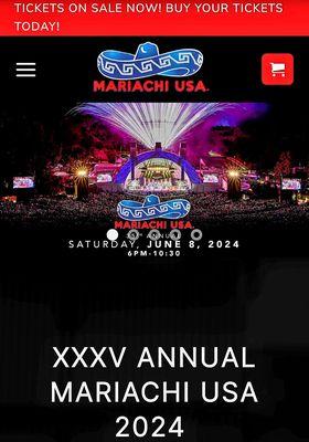 Mariachiusa June 8, 2024 @ 6pm.