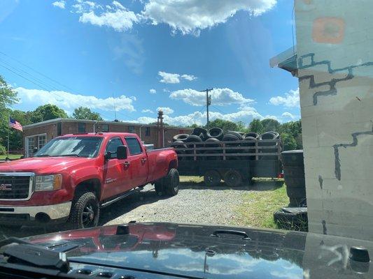 Load of tires